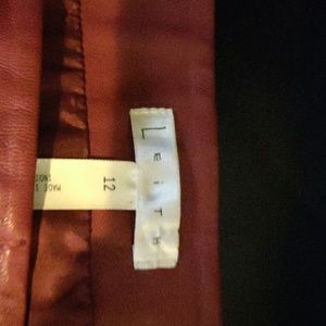 Super sexy red leather skirt by Leith